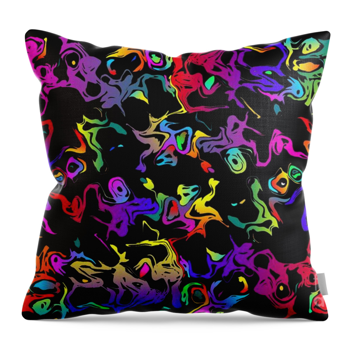 Twisted Throw Pillow featuring the photograph Squirble by Mark Blauhoefer