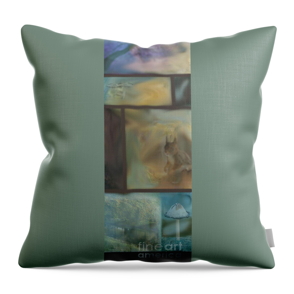 Squirrel Throw Pillow featuring the photograph Squirrels and Trees by Randi Grace Nilsberg
