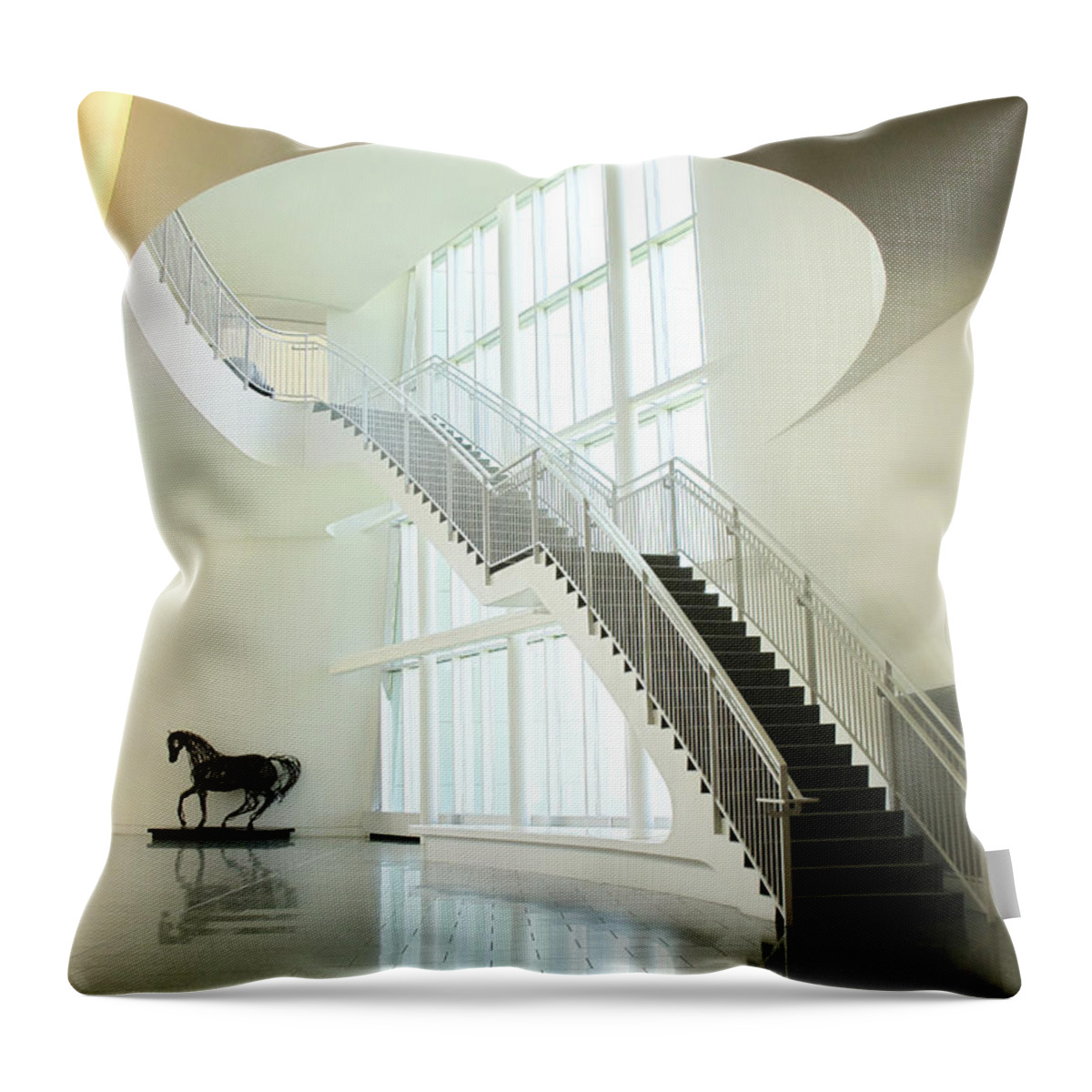 Architecture Throw Pillow featuring the photograph Stairway To Heaven by Jo Ann Tomaselli