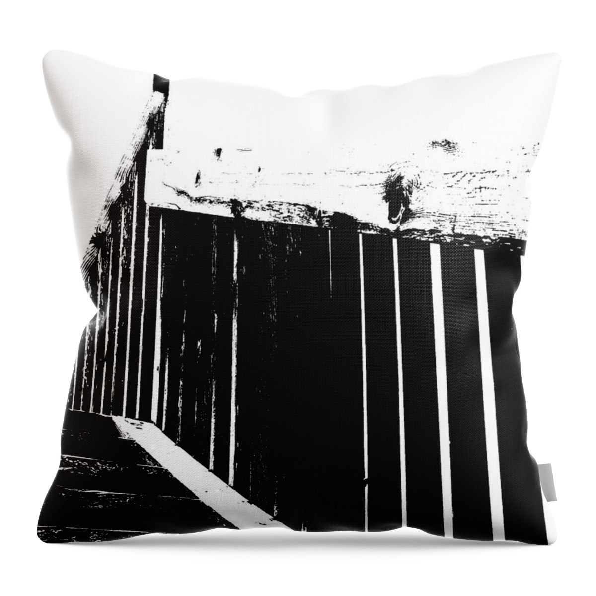 Abstract Throw Pillow featuring the photograph Stairway To by Jim Rossol