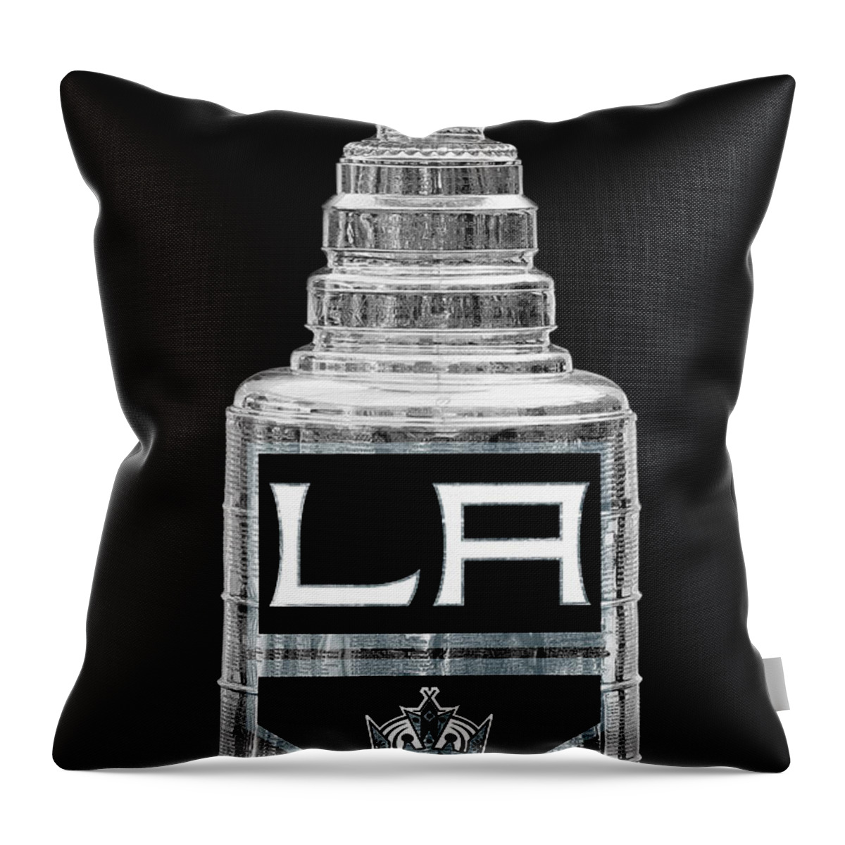 Hockey Throw Pillow featuring the photograph Stanley Cup Los Angeles by Andrew Fare