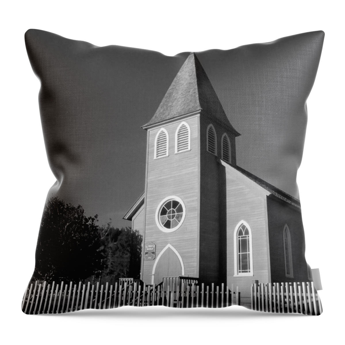 Catholic Throw Pillow featuring the photograph Star of the Sea by Pamela Patch