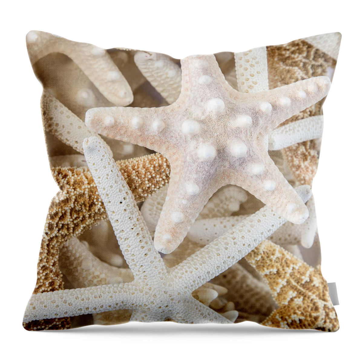 Above Throw Pillow featuring the photograph Starfish 2 by Leigh Anne Meeks