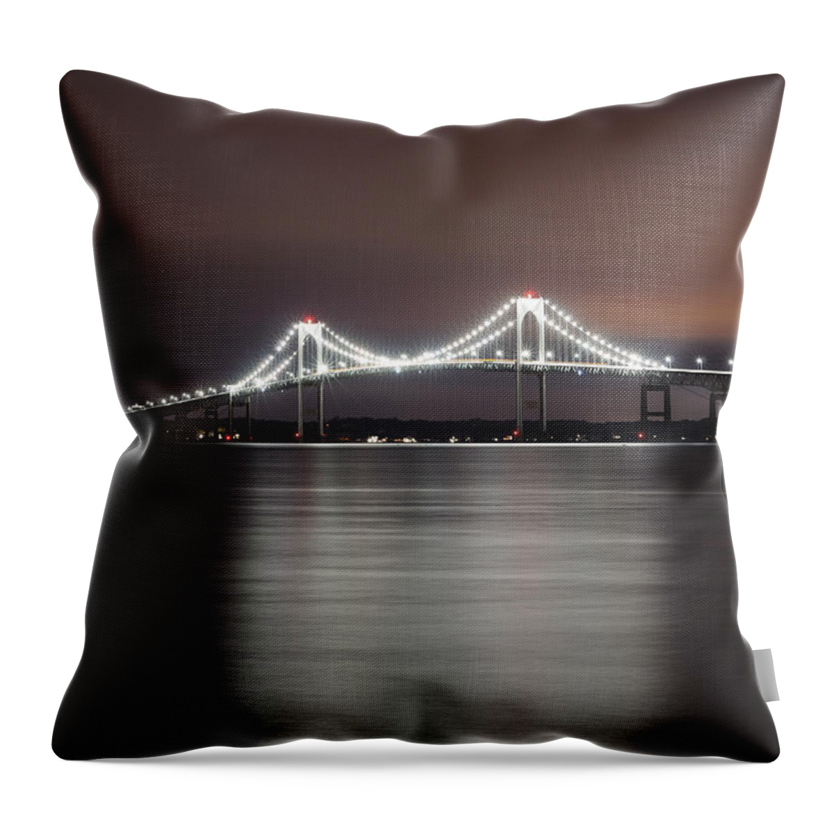 Newport Throw Pillow featuring the photograph Stargazing in Newport by Luke Moore