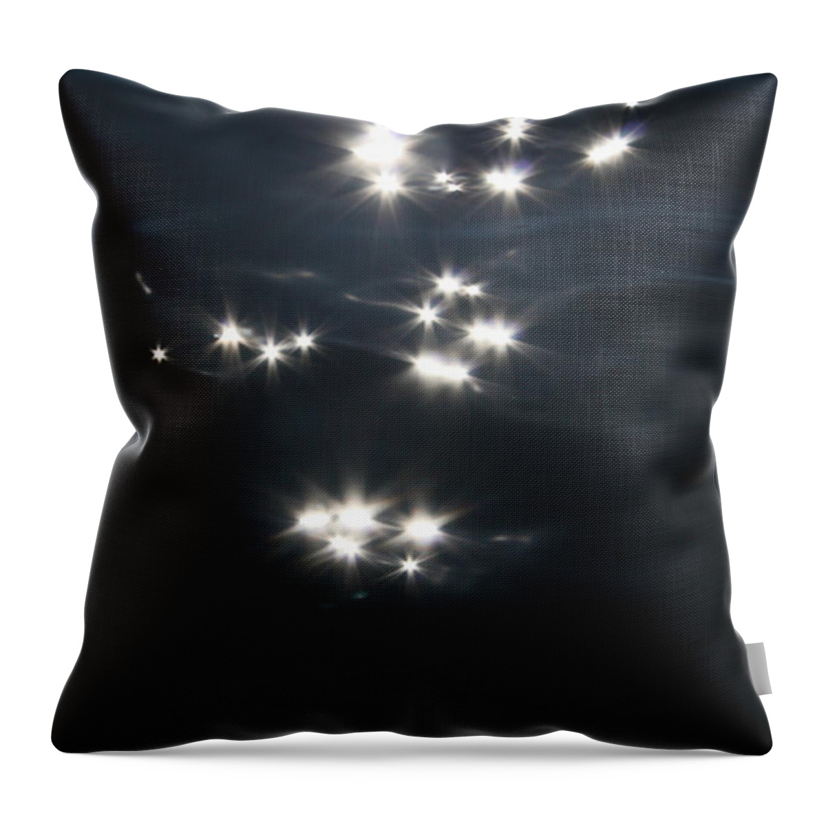 Stars Throw Pillow featuring the photograph Stars On The Water by Cathie Douglas