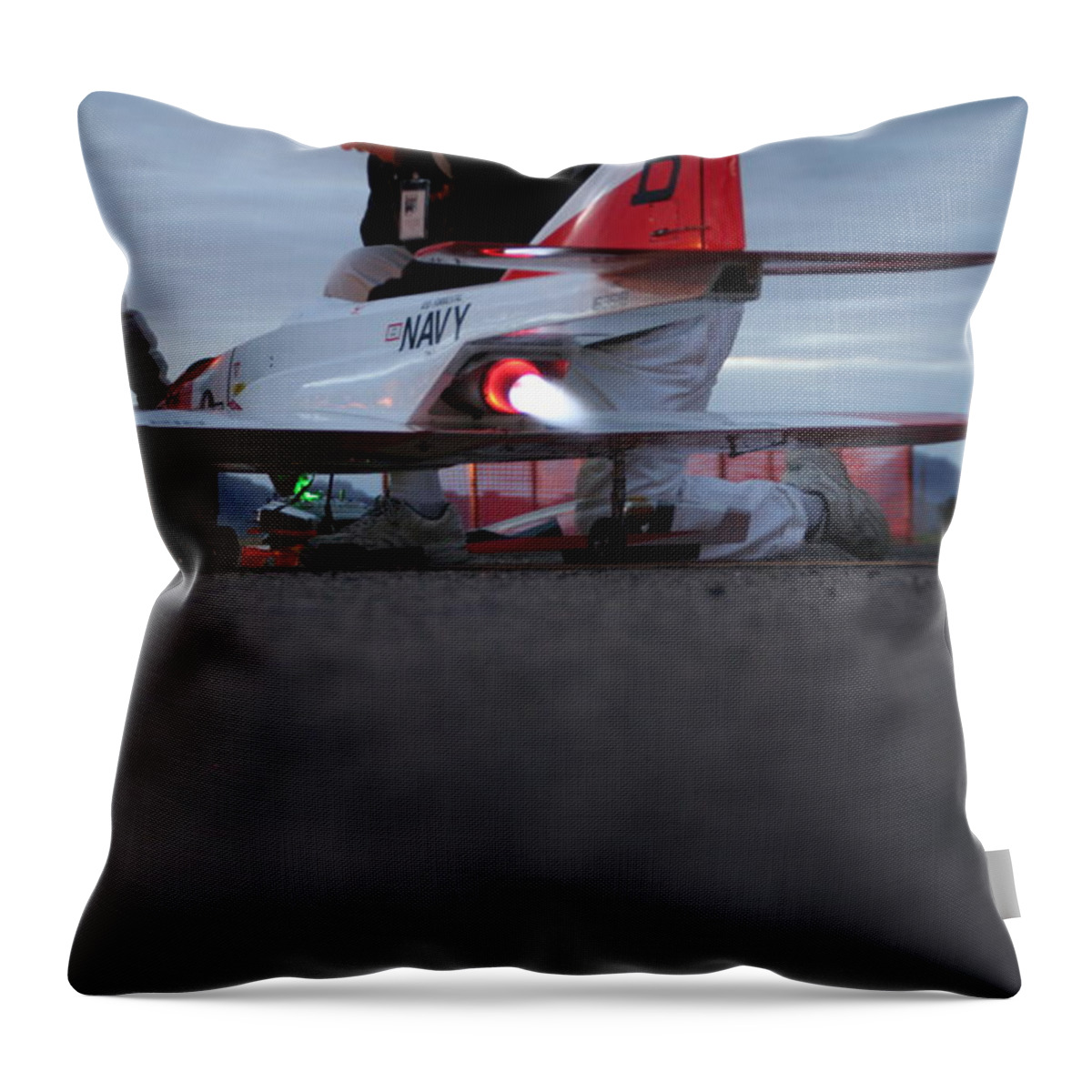 David S Reynolds Throw Pillow featuring the photograph Startup by David S Reynolds