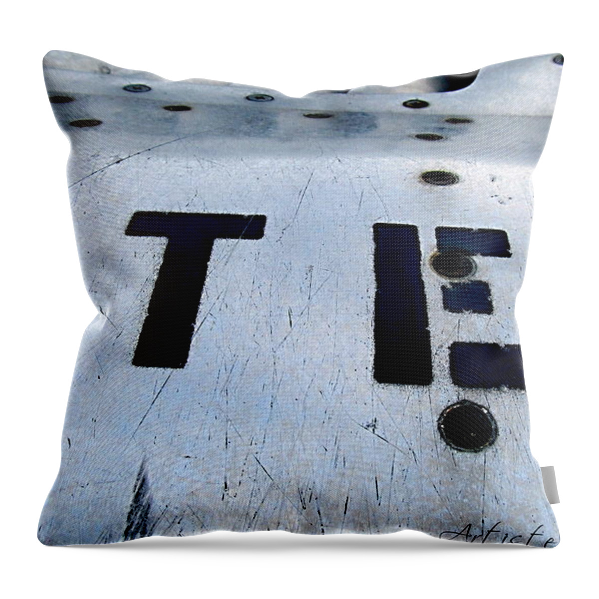 Artiste Danielle Parent Throw Pillow featuring the photograph STep As Watch Out by Danielle Parent