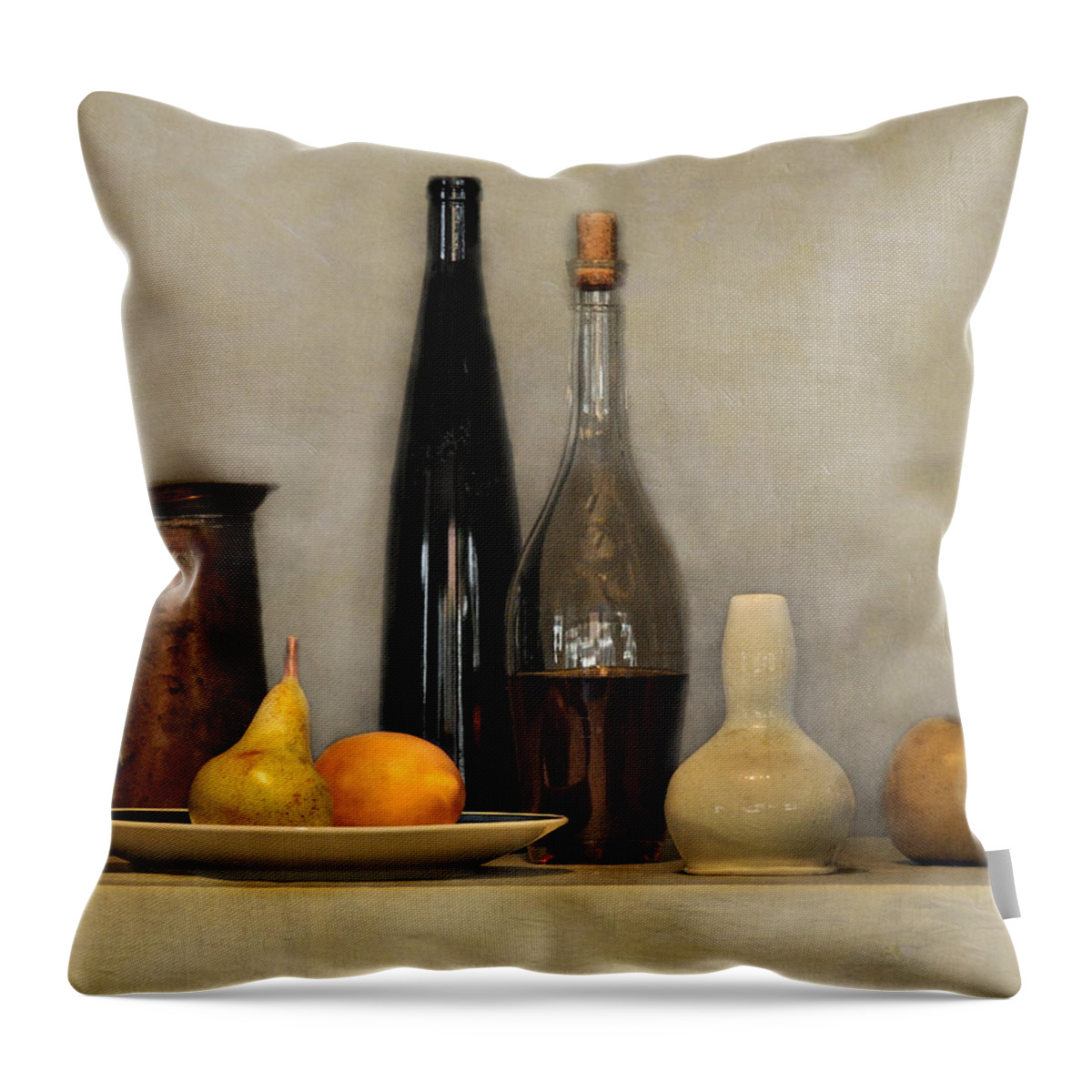 Pitcher Throw Pillow featuring the photograph Still Life Study by Carol Eade