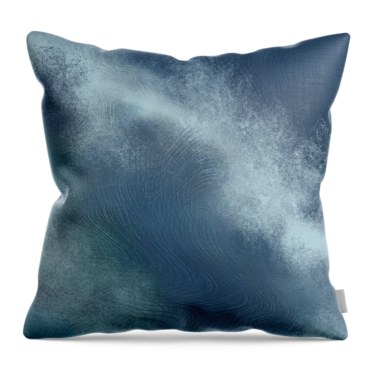Wave Pictures Throw Pillow featuring the painting Storm Tide by Jean Moore