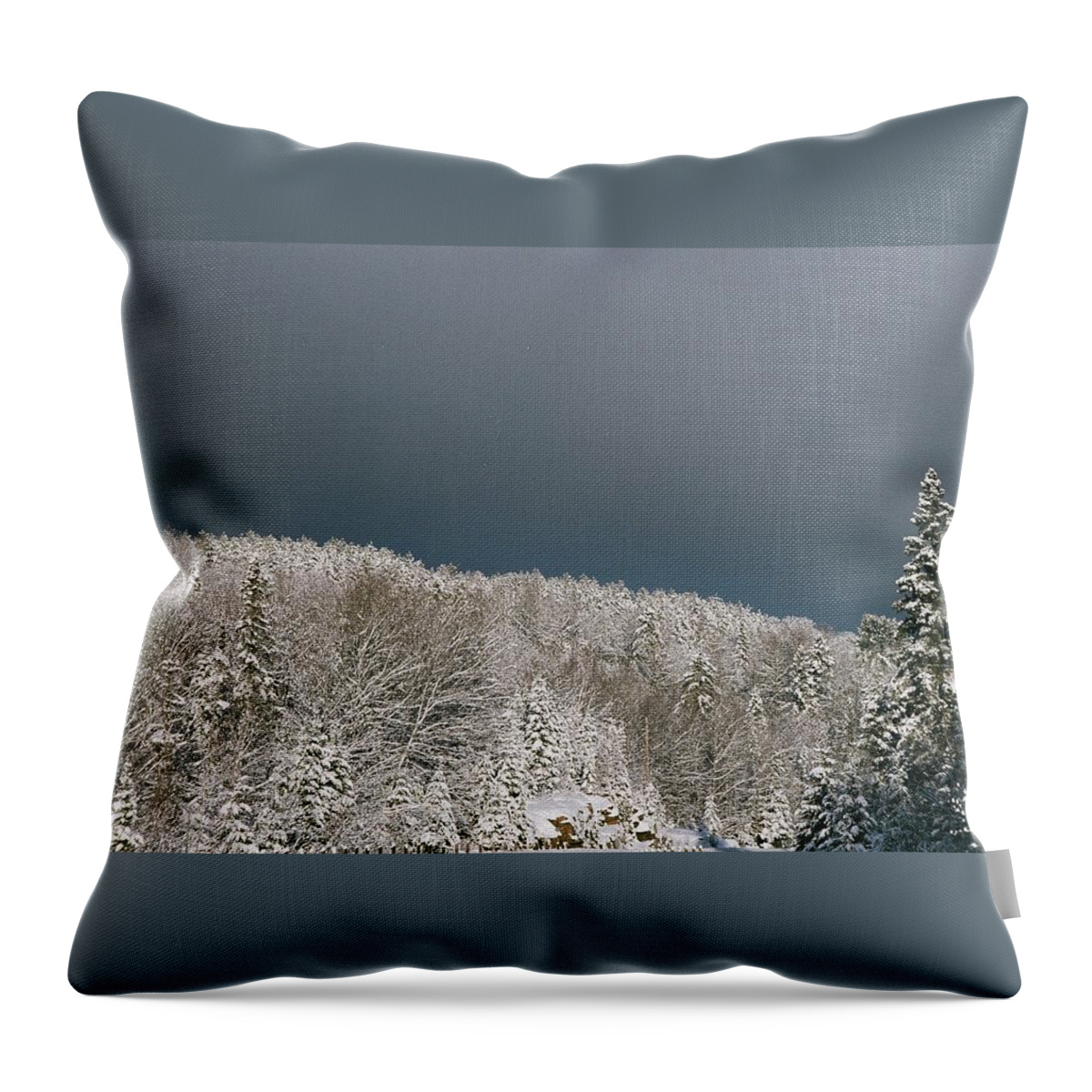 Scenery Throw Pillow featuring the photograph Storm's a'brewin' by David Porteus