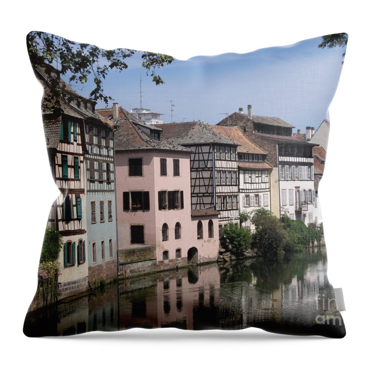 Old Throw Pillow featuring the photograph Strasbourg France 2 by Amanda Mohler