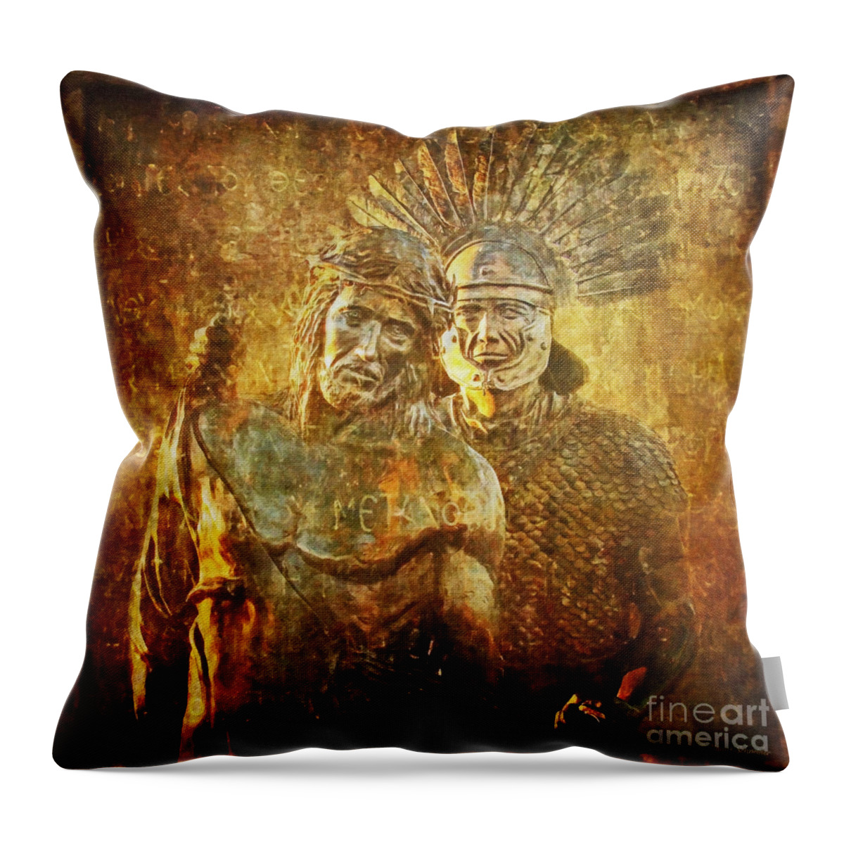 Jesus Throw Pillow featuring the photograph Stripped of His Garments Via Dolorosa 10 by Lianne Schneider