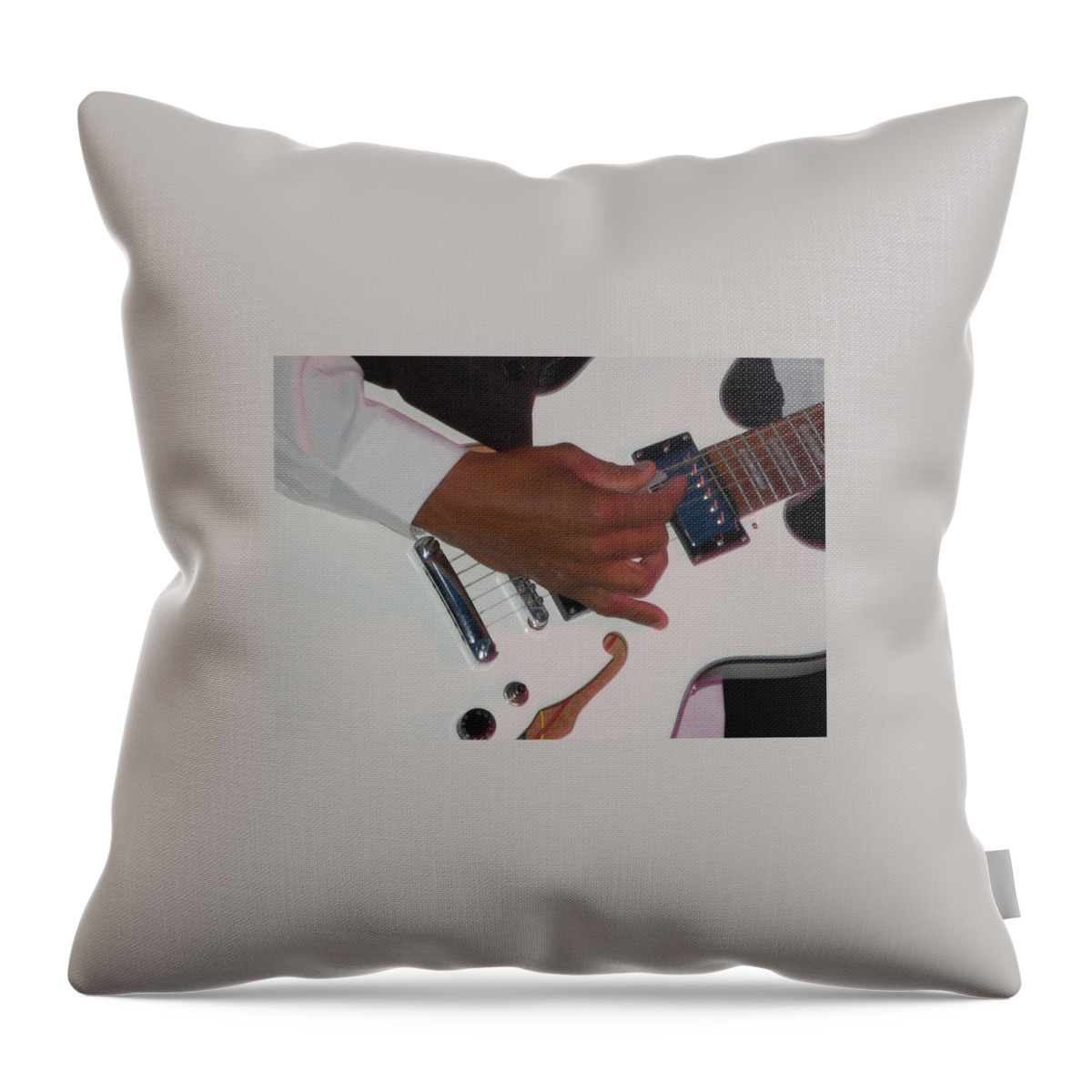 Stroking Throw Pillow featuring the photograph Stroking by Leticia Latocki