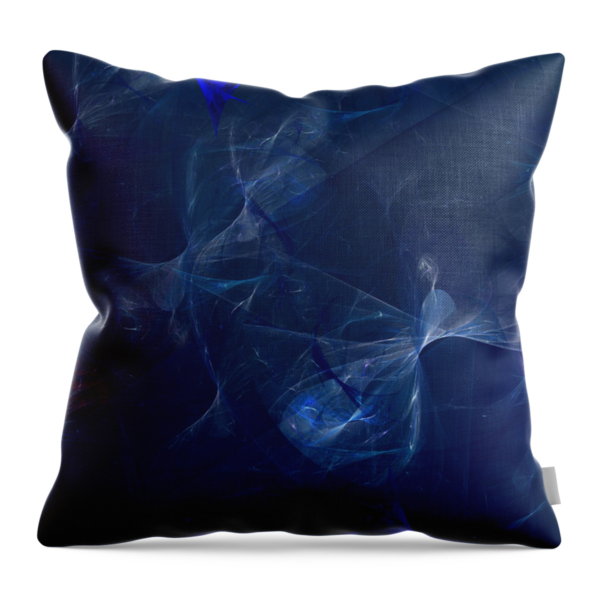 Abstract Throw Pillow featuring the digital art Subjective Character Of Experience by Jeff Iverson