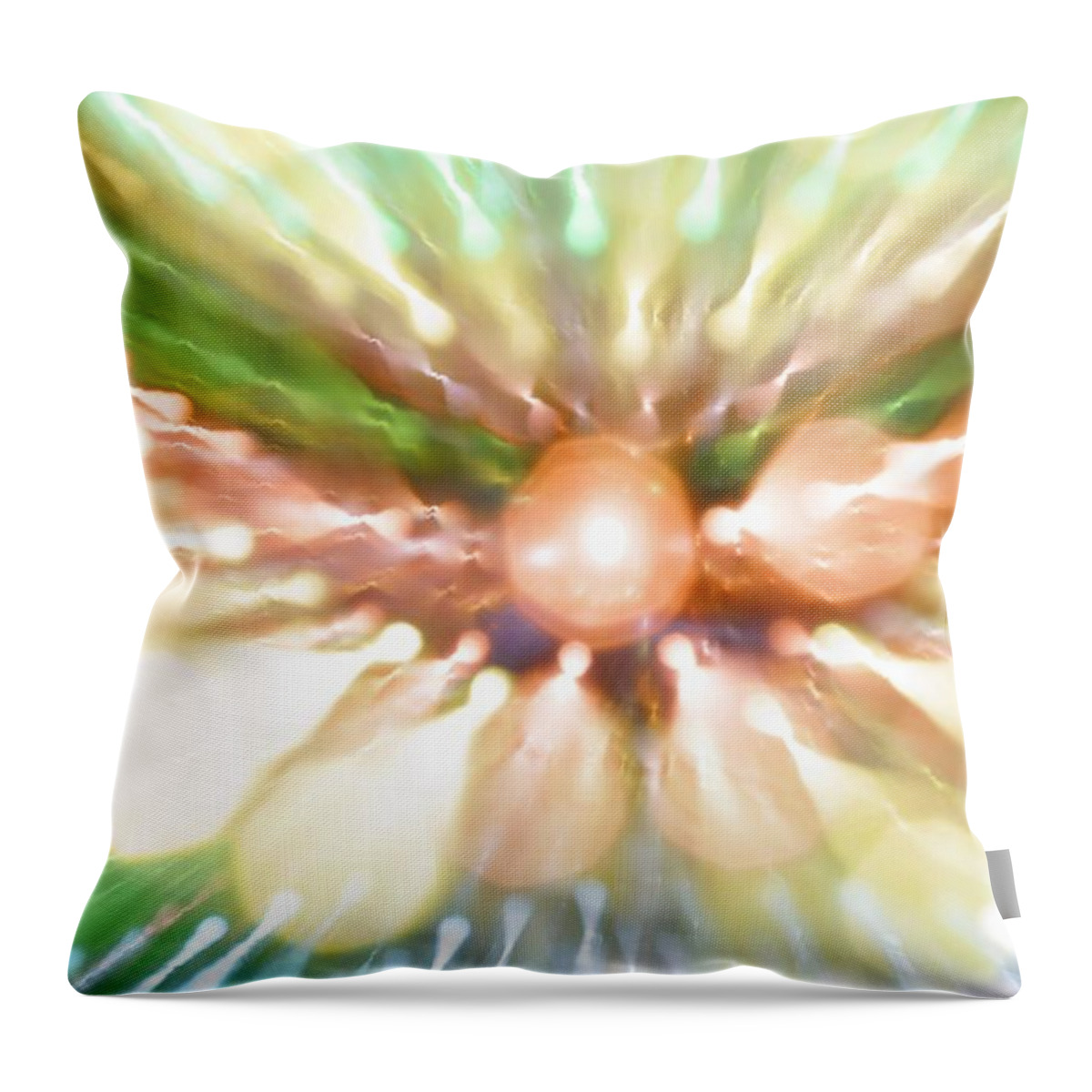 Abstract Throw Pillow featuring the photograph Suicide Blonde by Dazzle Zazz