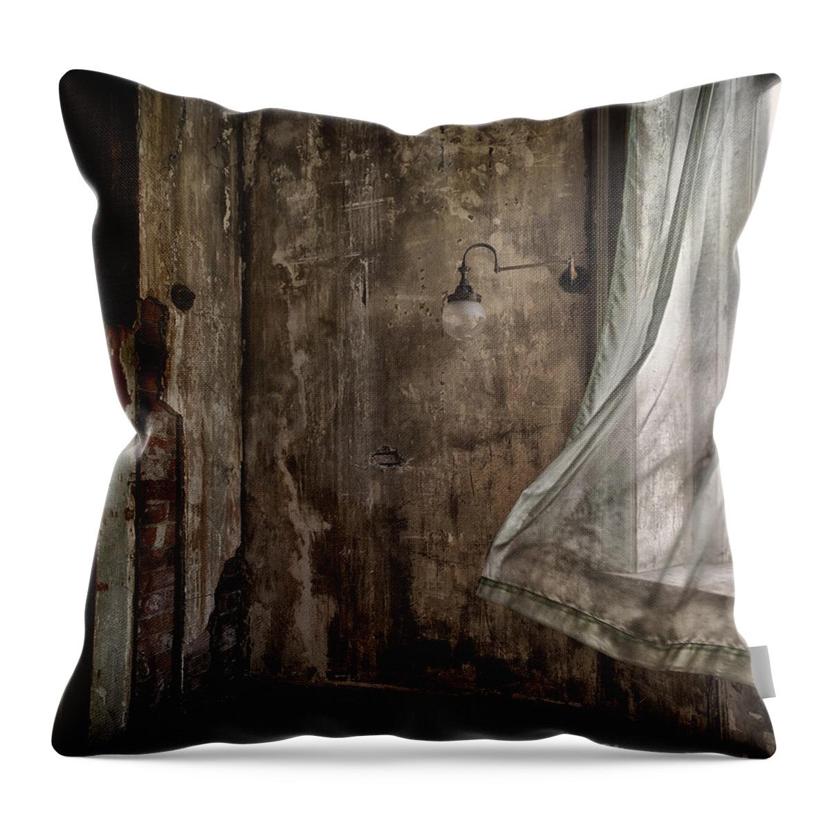 Abandoned Throw Pillow featuring the photograph Summer Breeze by Phil Pantano