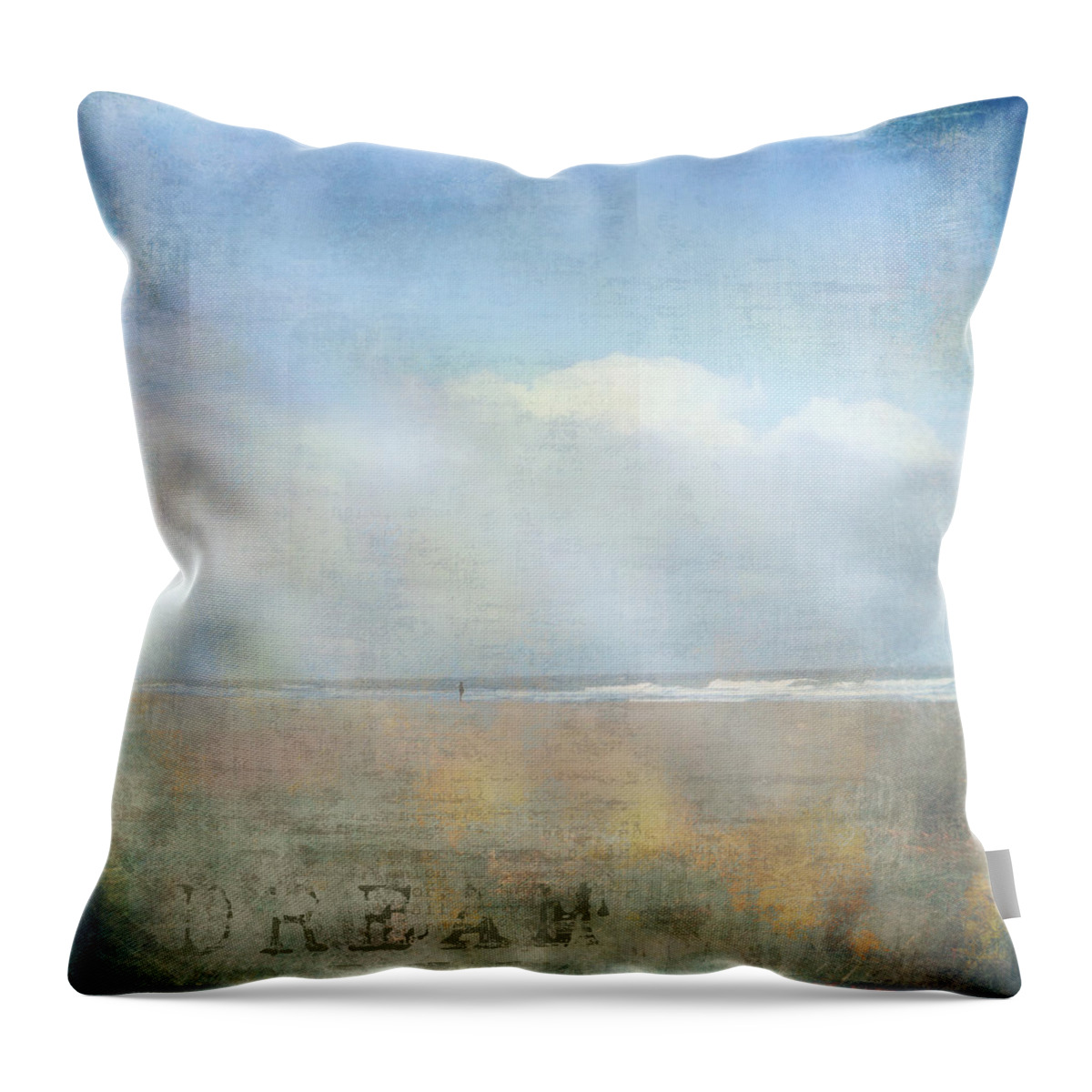 Beach Throw Pillow featuring the photograph Summer Dreams by Judy Hall-Folde