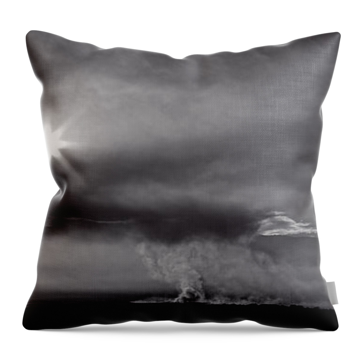 Hawaii Throw Pillow featuring the photograph Sunrise over burning sugar cane fields Maui Hawaii by Edward Fielding