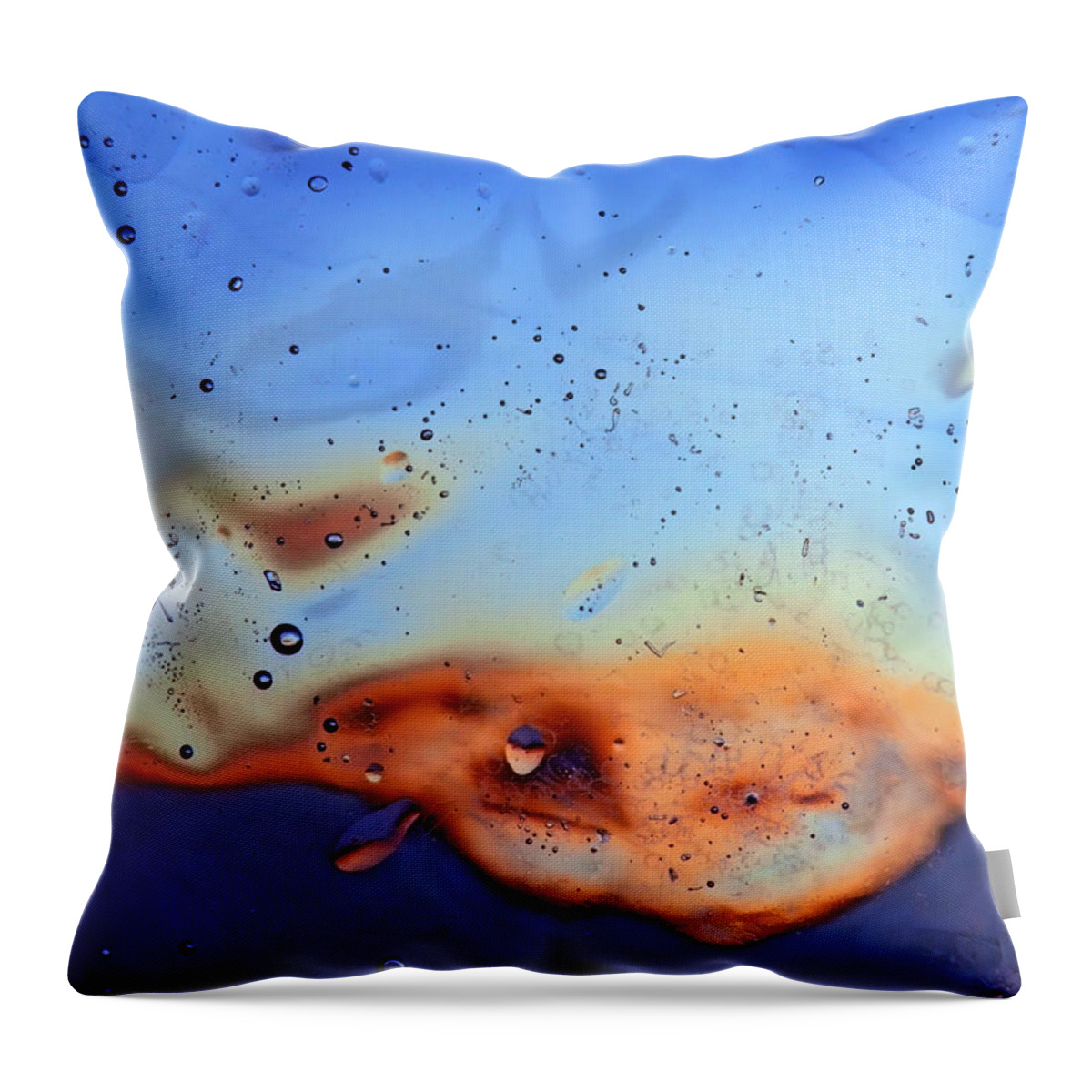 Sunset Blues Throw Pillow featuring the photograph Sunset Blues by Sami Tiainen