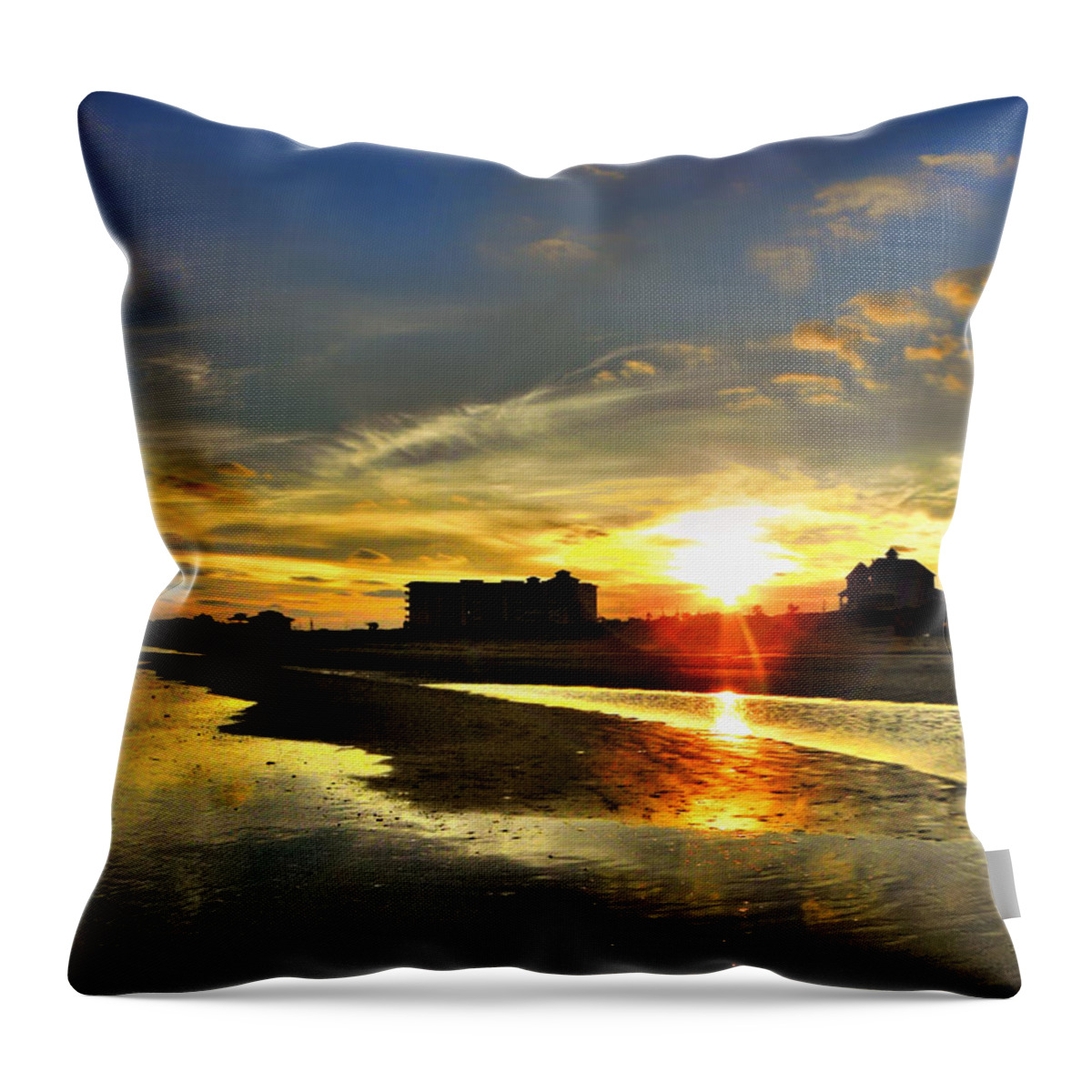 Sunset Throw Pillow featuring the photograph Sunset by Savannah Gibbs