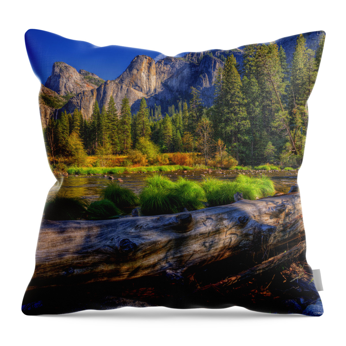 Landscape Throw Pillow featuring the photograph Sunset by Stephen Campbell