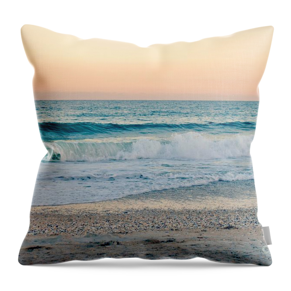 Wrightsville Beach Throw Pillow featuring the photograph Sunset Tides by Kelly Nowak
