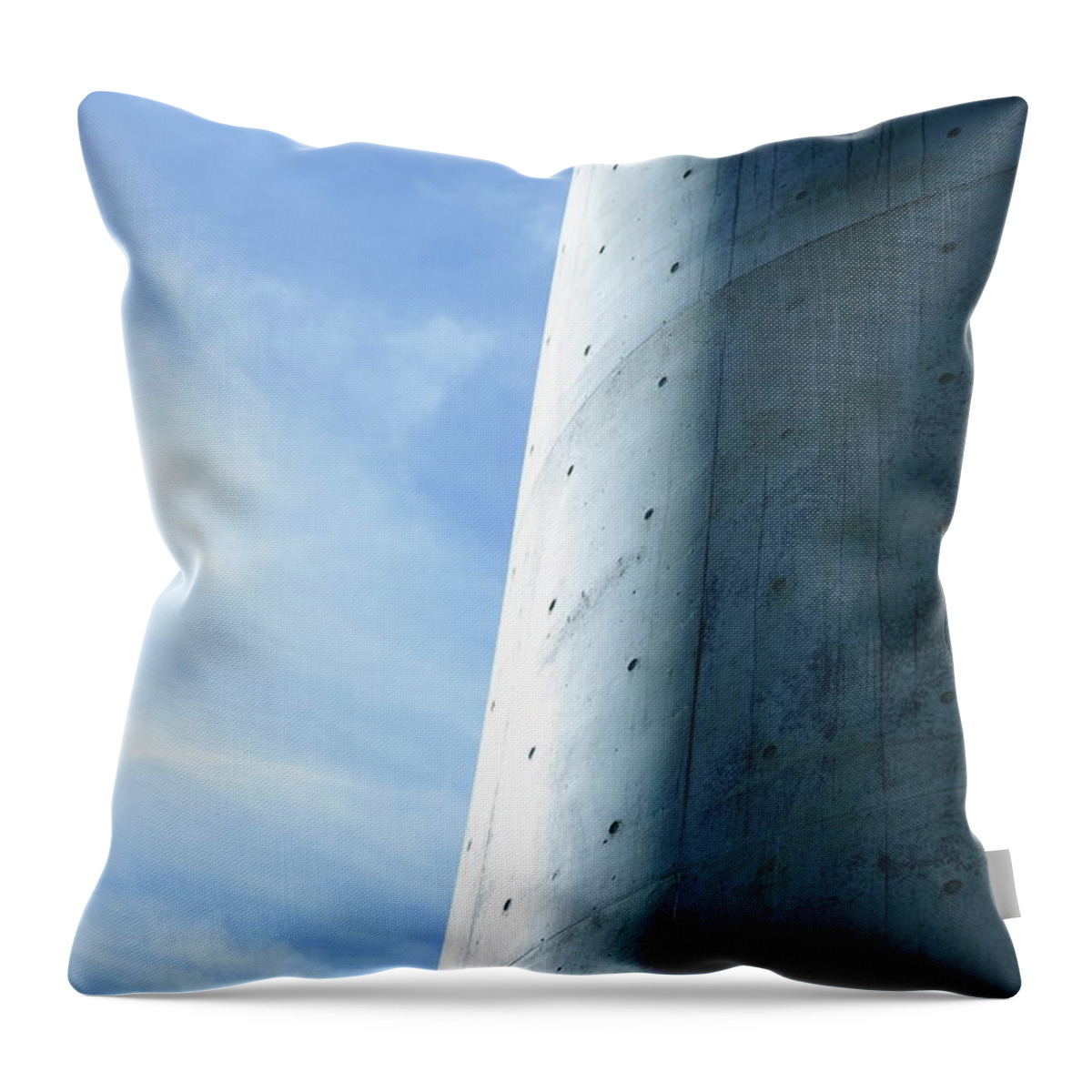Built Structure Throw Pillow featuring the photograph Supporting Beam Of Highway,low Angle by Sot