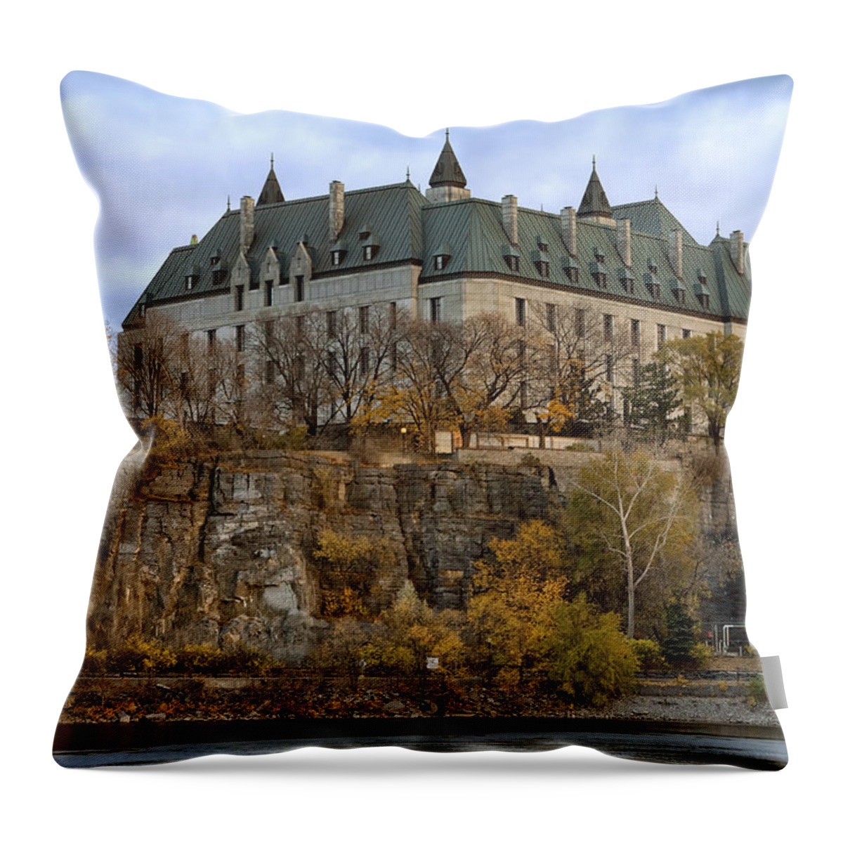 Court Throw Pillow featuring the photograph Supreme Court by Eunice Gibb