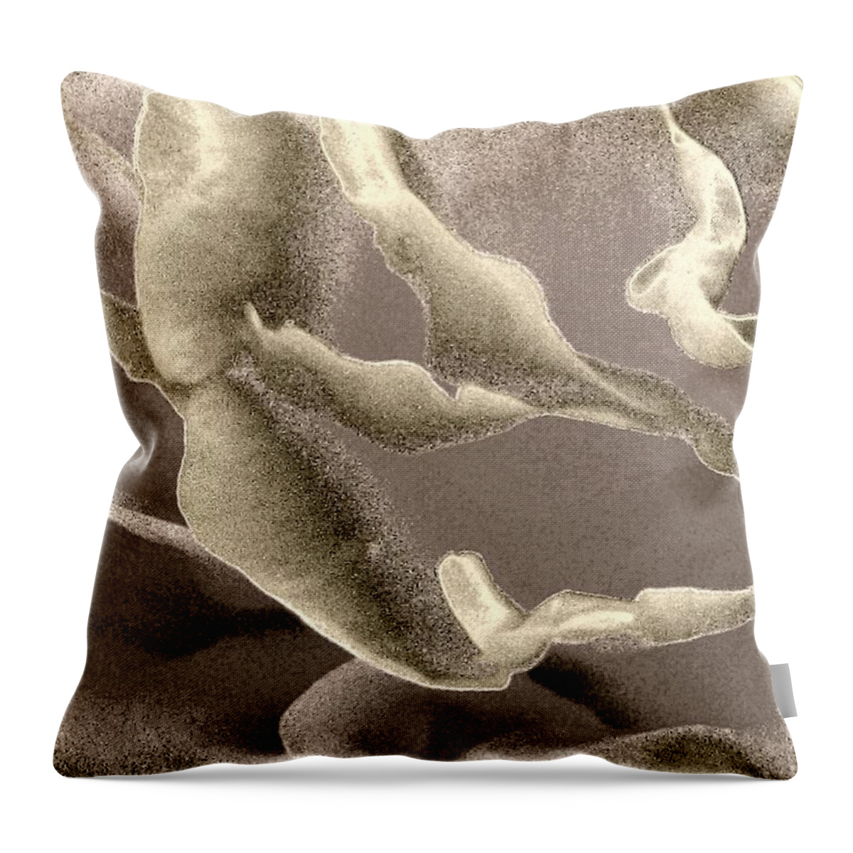 Surrender Throw Pillow featuring the photograph Surrender by Jacqueline McReynolds