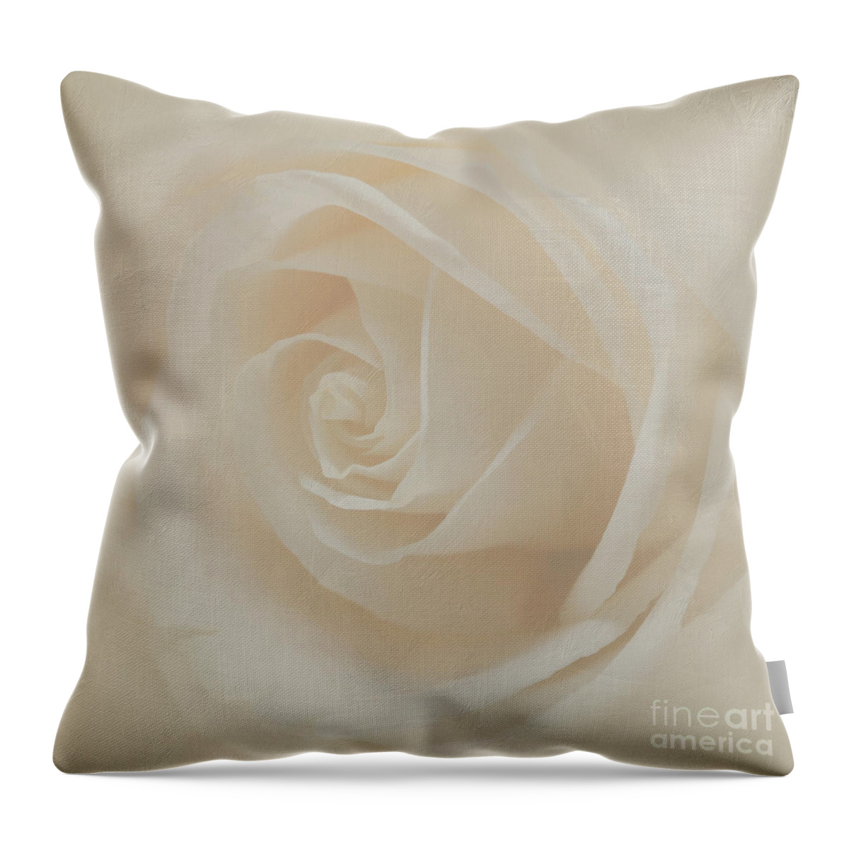 Rose Throw Pillow featuring the digital art Sweet Dreams by Jayne Carney