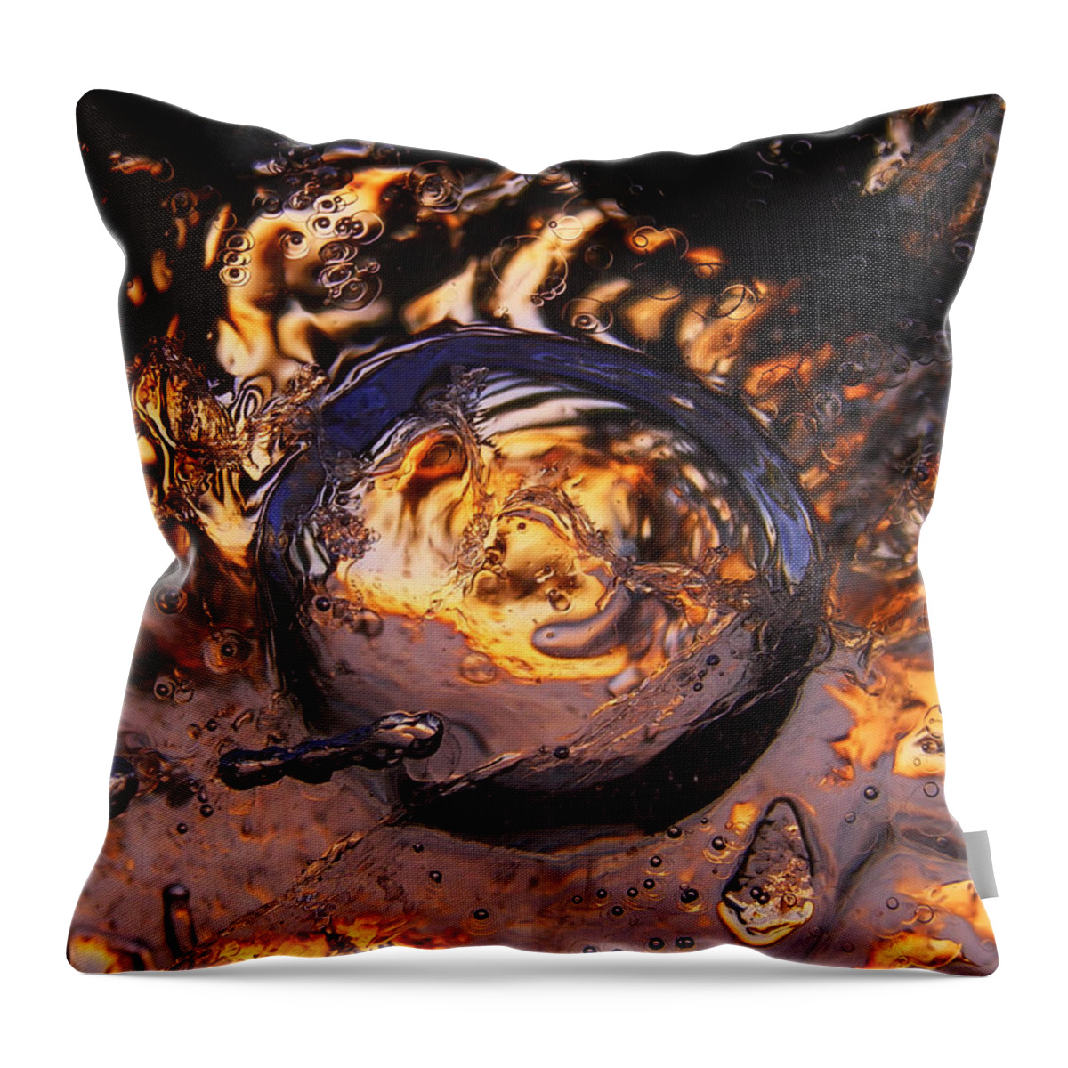 Whirl Throw Pillow featuring the photograph Swirly Gateway by Sami Tiainen