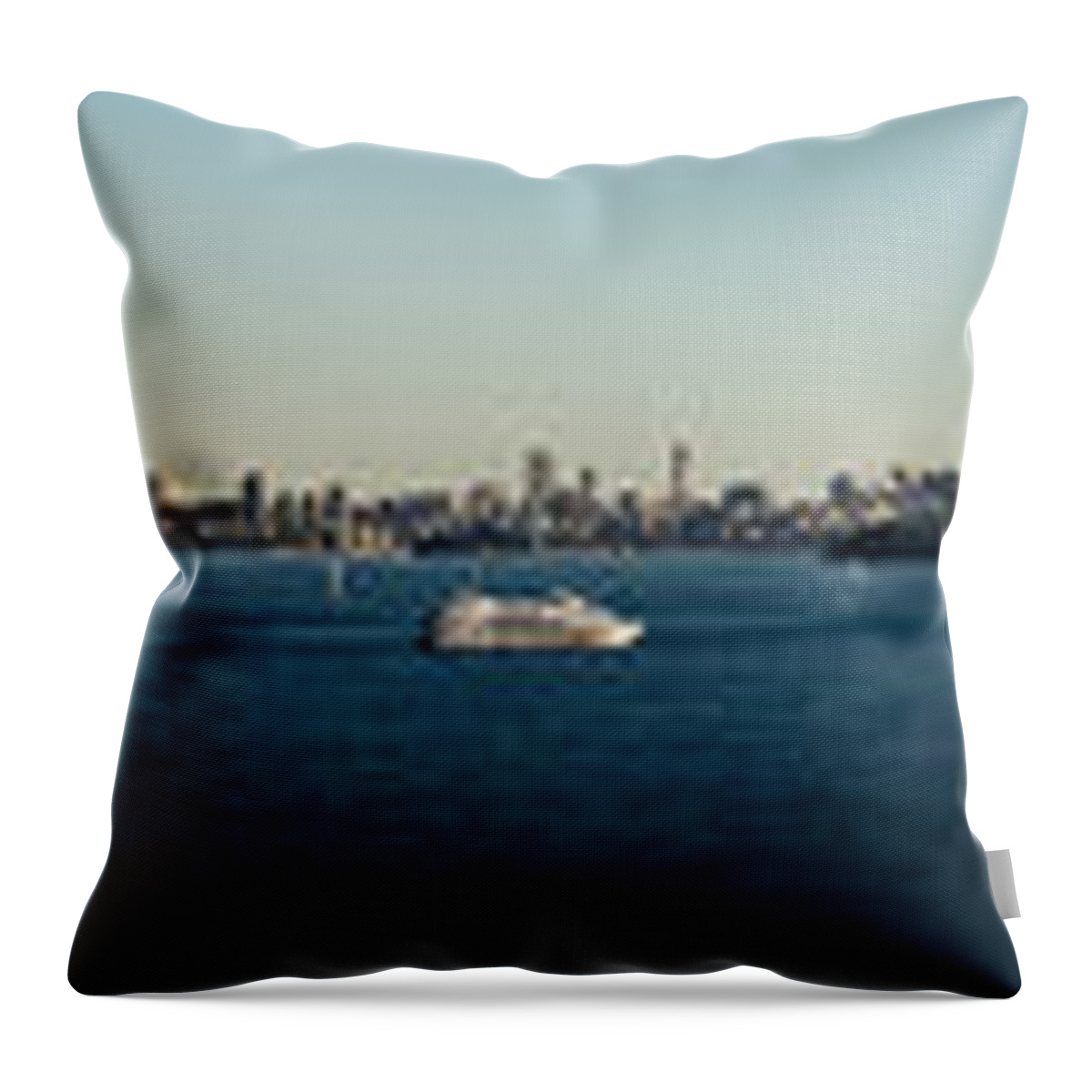 Sydney Throw Pillow featuring the photograph Sydney panorama by Miroslava Jurcik