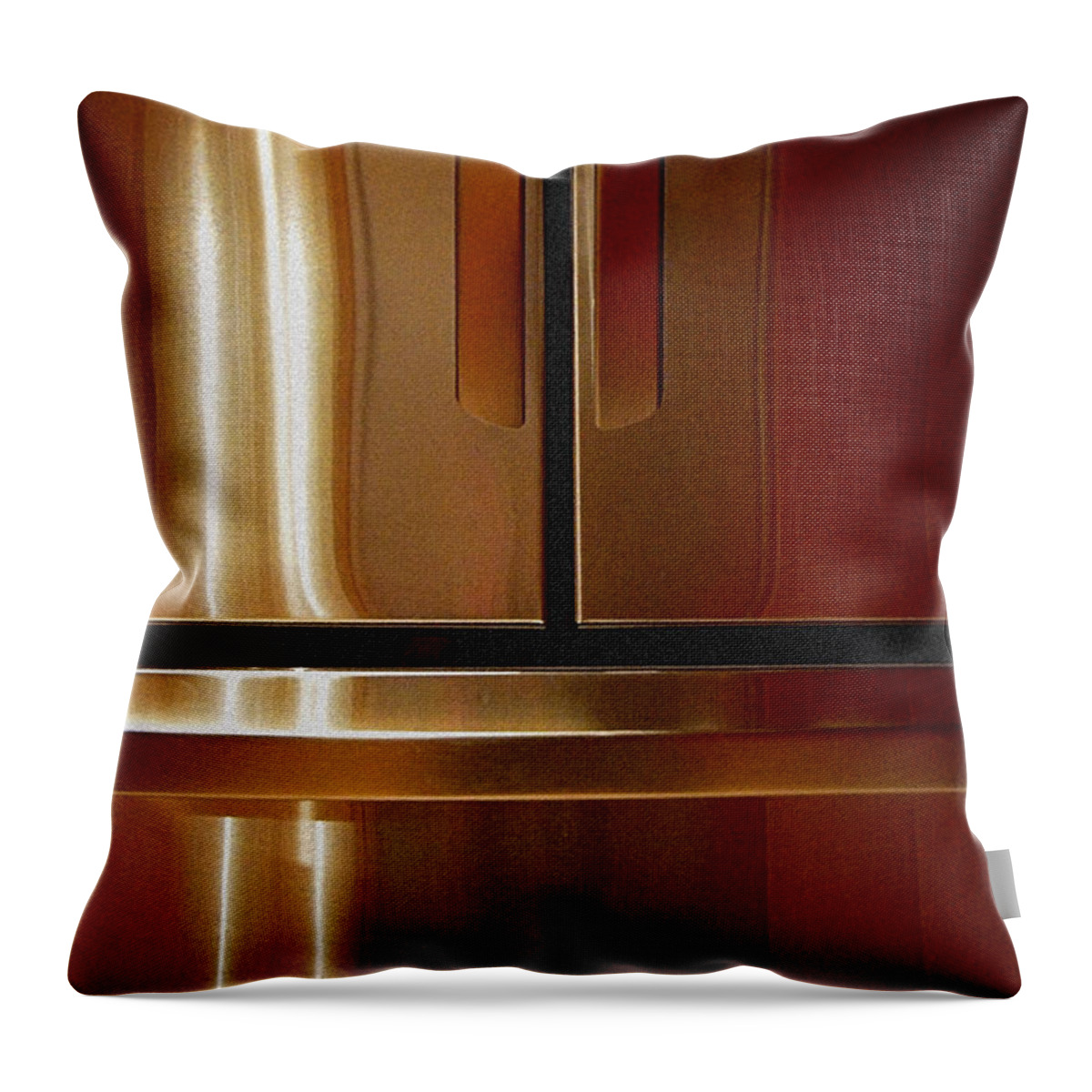 Newel Hunter Throw Pillow featuring the photograph Symmetry 1 by Newel Hunter