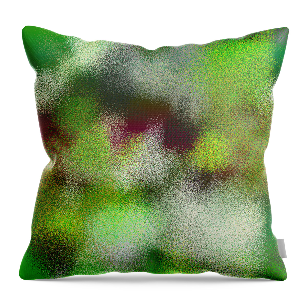 Abstract Throw Pillow featuring the digital art T.1.62.4.5x7.3657x5120 by Gareth Lewis