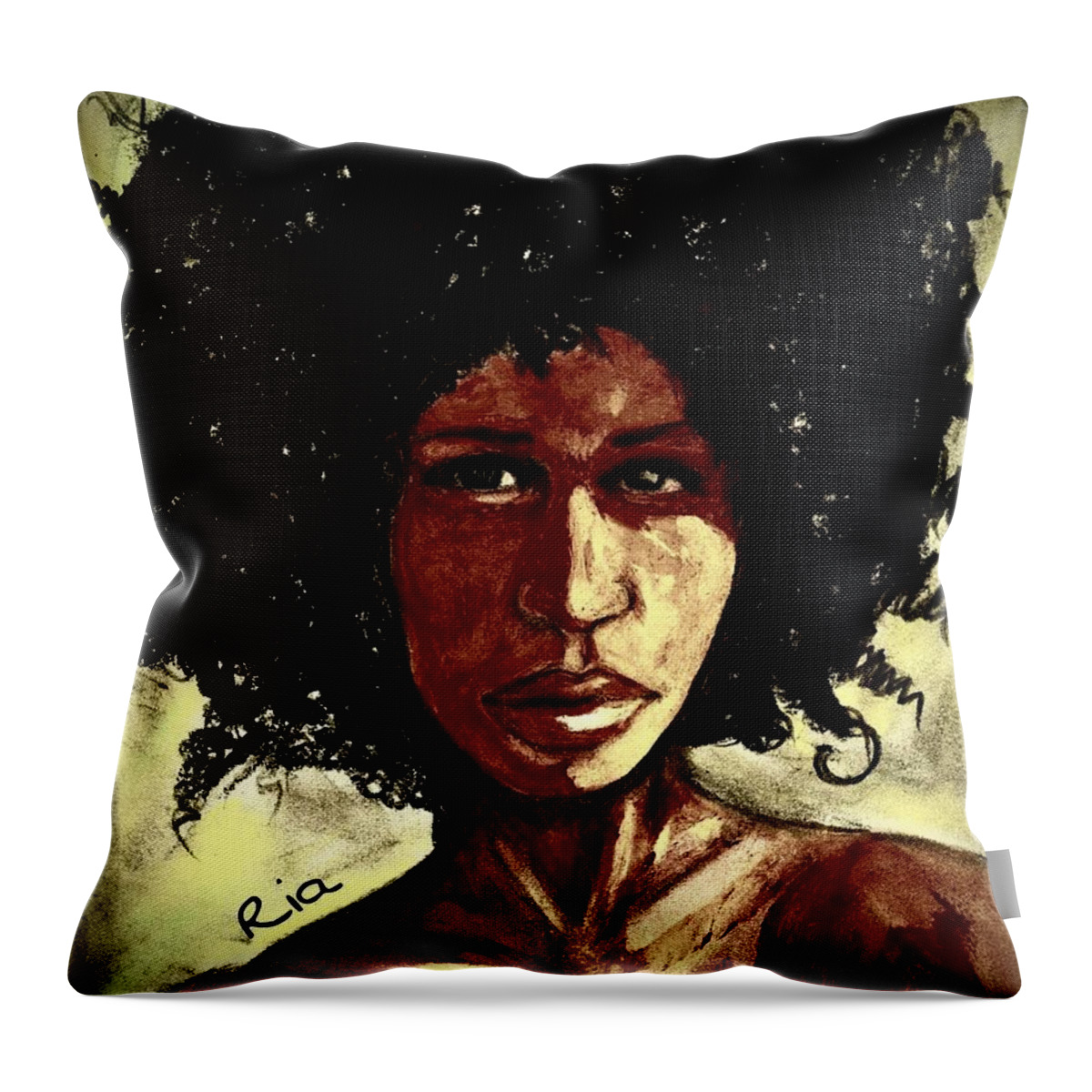 Beautiful Throw Pillow featuring the photograph Take me or leave me Alone by Artist RiA