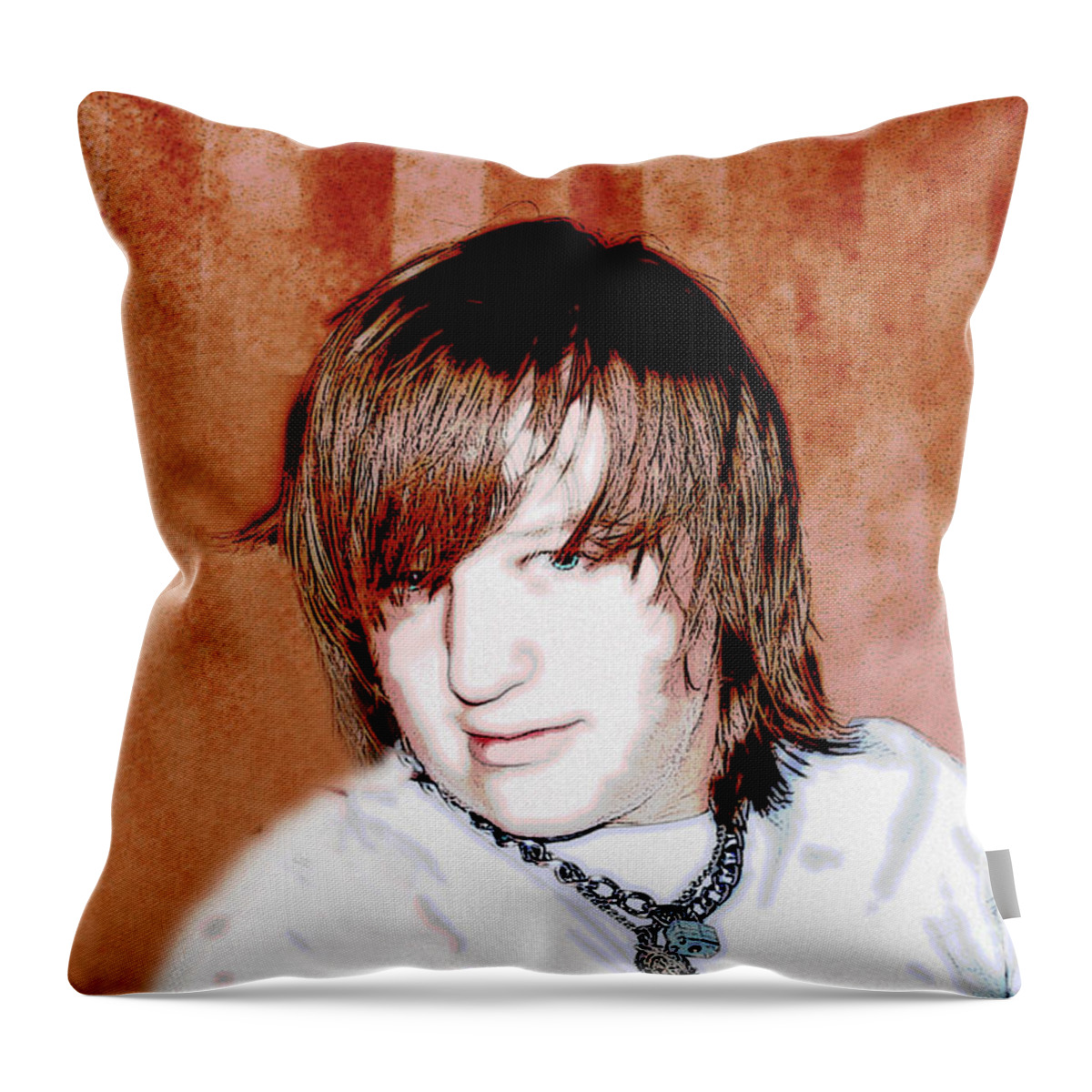 Alluring Throw Pillow featuring the photograph Teen Swagger by Susan Stevenson