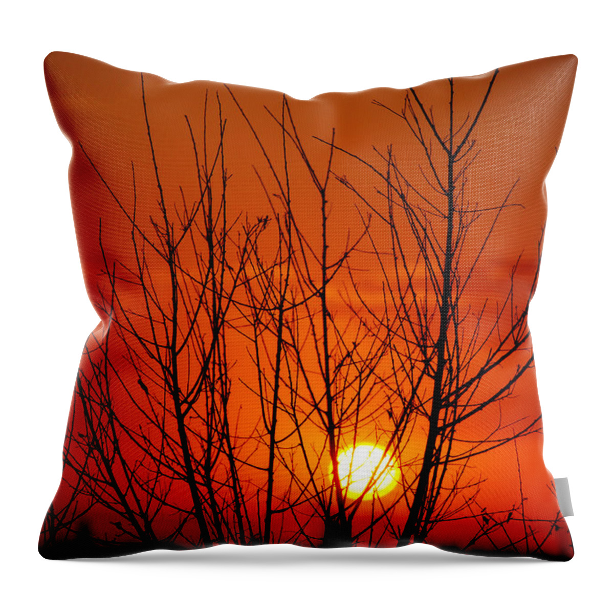 Sunset Throw Pillow featuring the photograph Tempo by Lorenzo Cassina