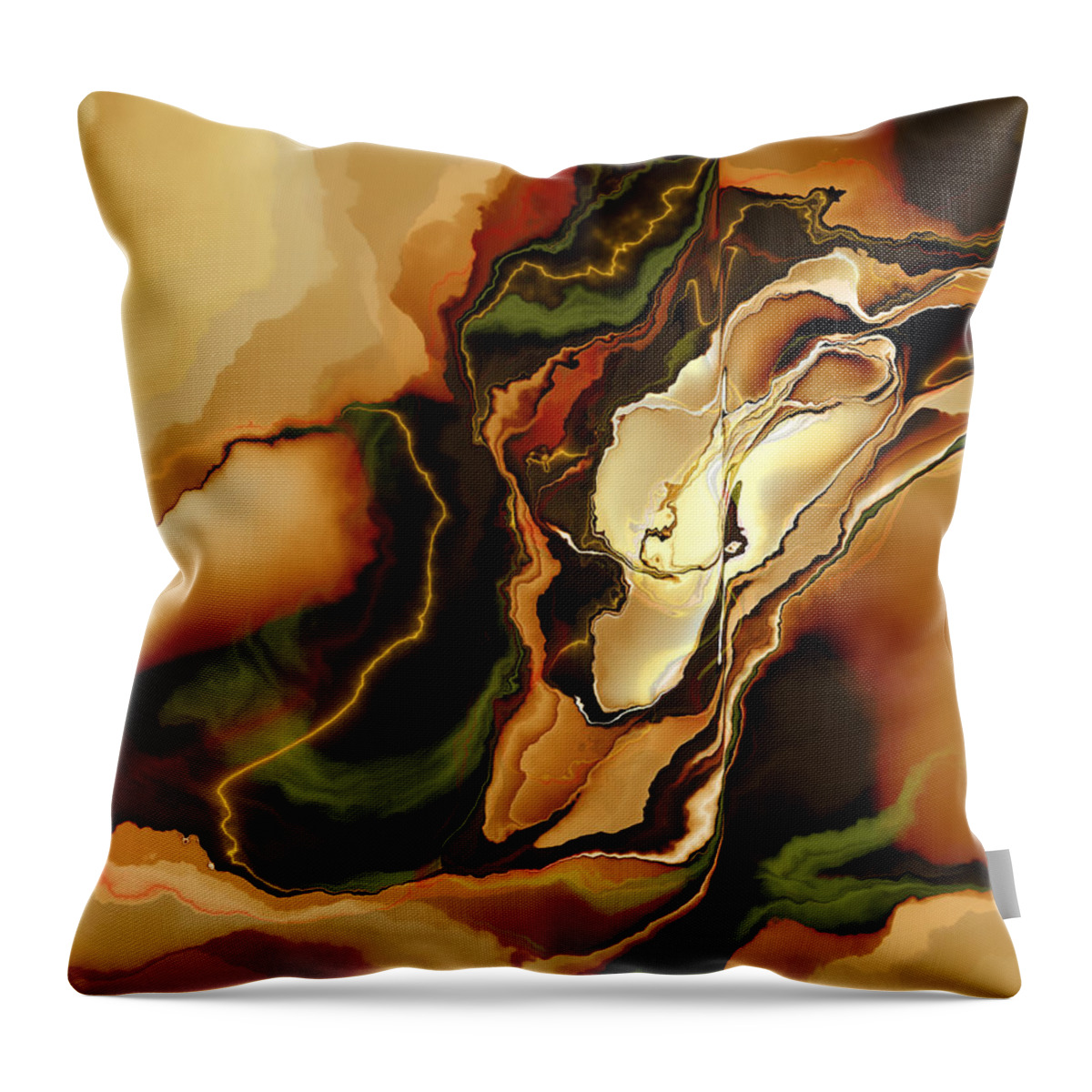 Vic Eberly Throw Pillow featuring the digital art Tenderly by Vic Eberly