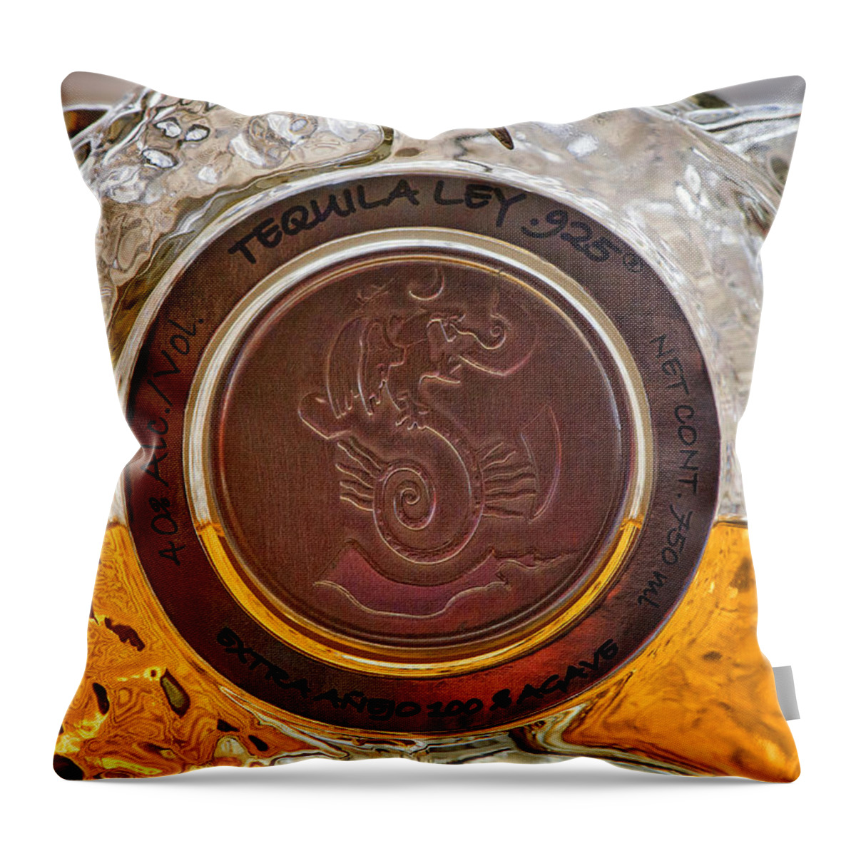 Tequila Throw Pillow featuring the photograph Tequila Ley by Stephen Anderson
