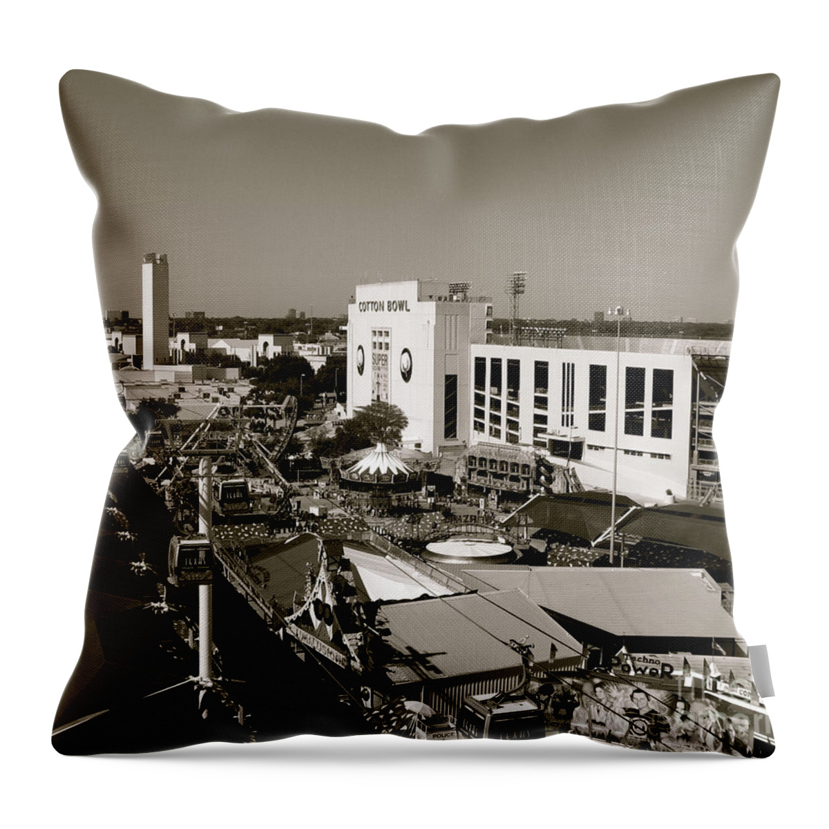 Texas Throw Pillow featuring the photograph Texas State Fair II by Anita Lewis