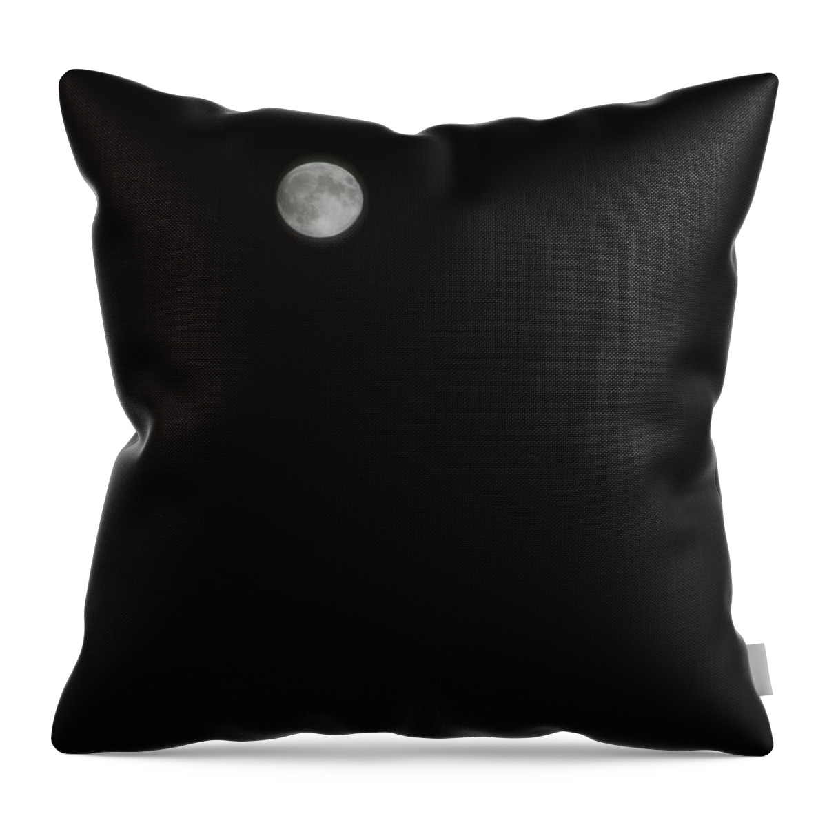 Moon Throw Pillow featuring the photograph That Moon by Ashley Irwin