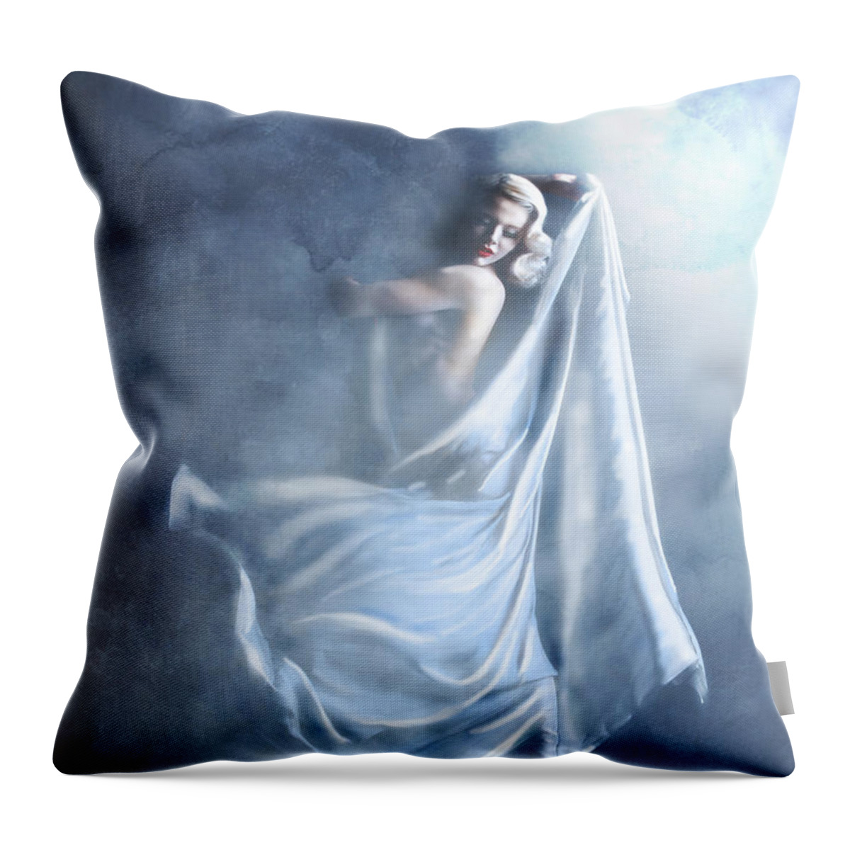 Dance Throw Pillow featuring the digital art That single fleeting moment when you feel alive by Linda Lees