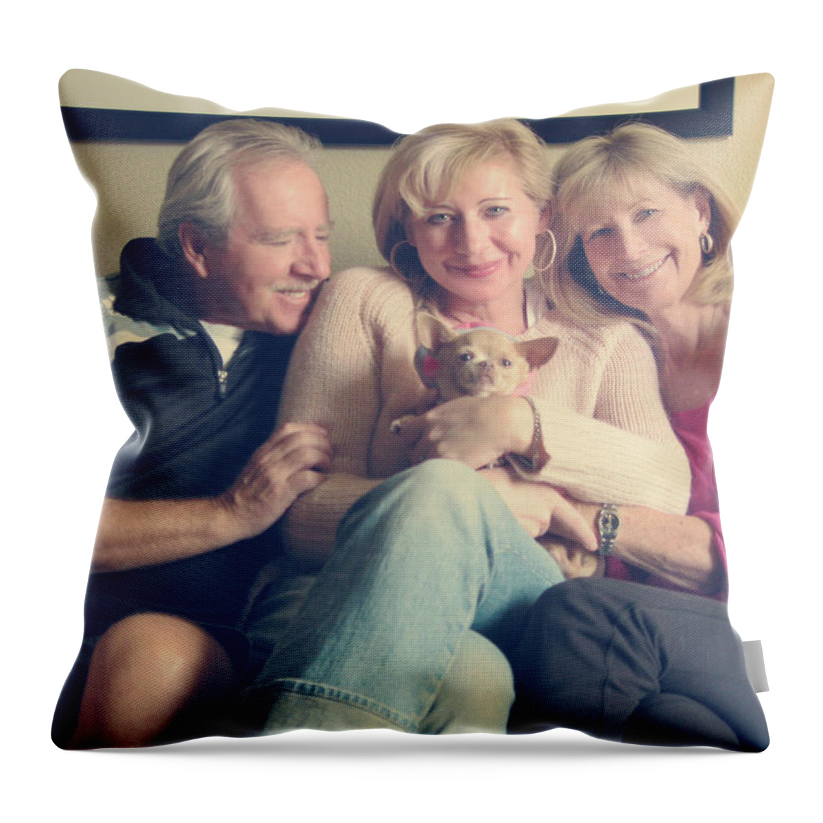 Family Throw Pillow featuring the photograph The Best by Laurie Search