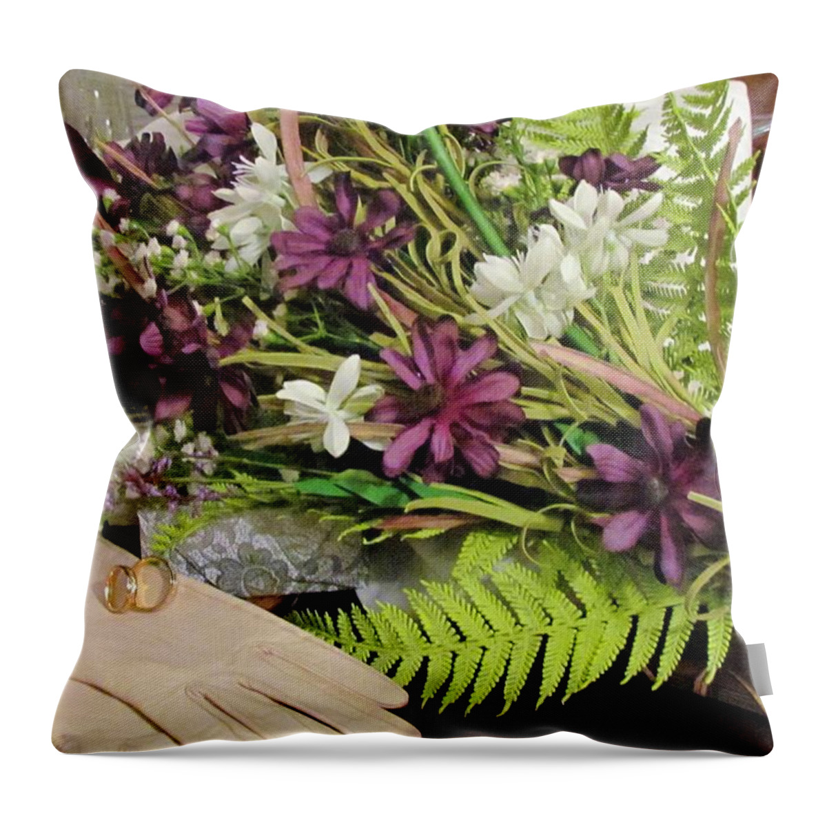 Love Throw Pillow featuring the photograph The Bride To Be by Cynthia Guinn
