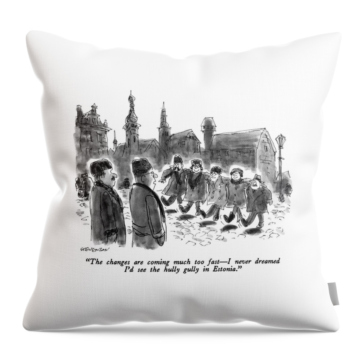 The Changes Are Coming Much Too Fast - Throw Pillow
