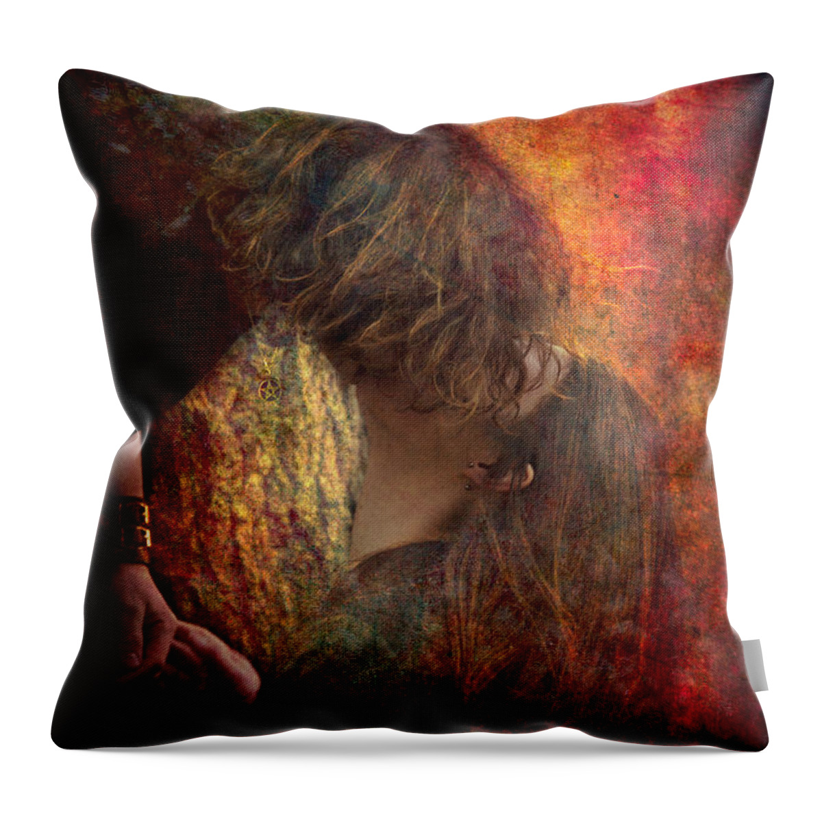 Loriental Throw Pillow featuring the photograph The Colors of Love by Loriental Photography