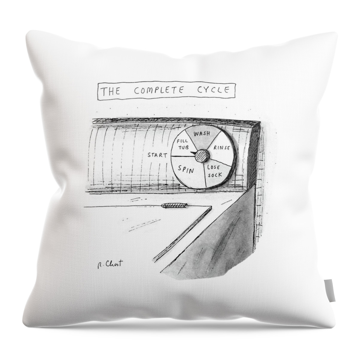 The Complete Cycle Throw Pillow