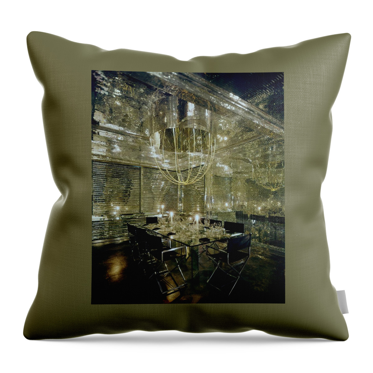 The Dining Room Of Ara Gallant's Apartment Throw Pillow