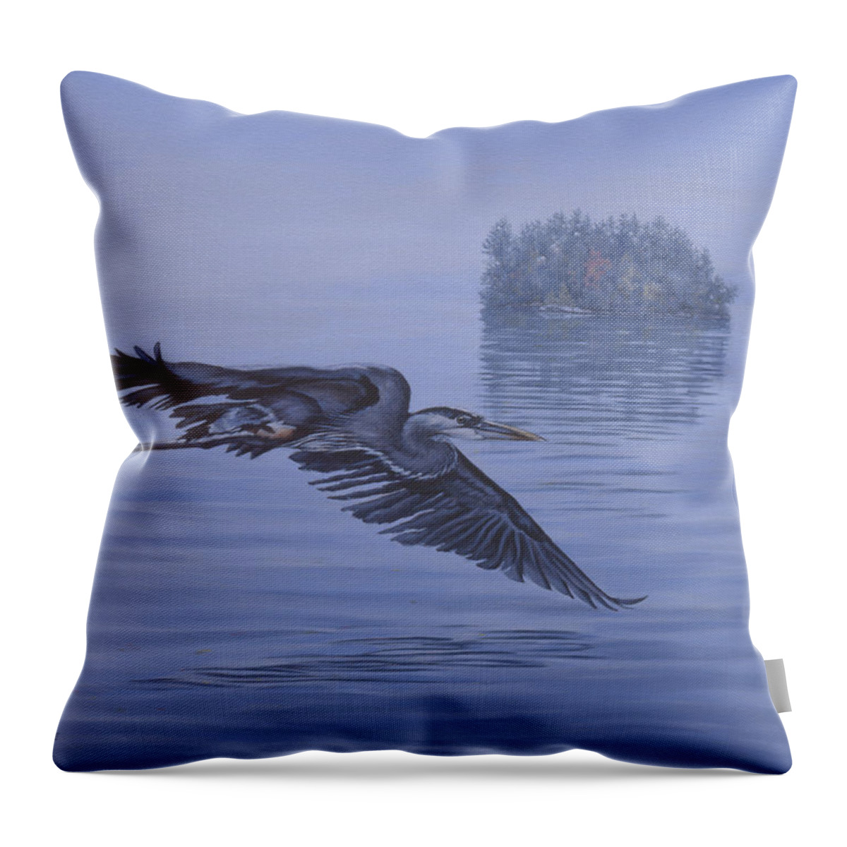 Great Throw Pillow featuring the painting The Fisherman by Richard De Wolfe
