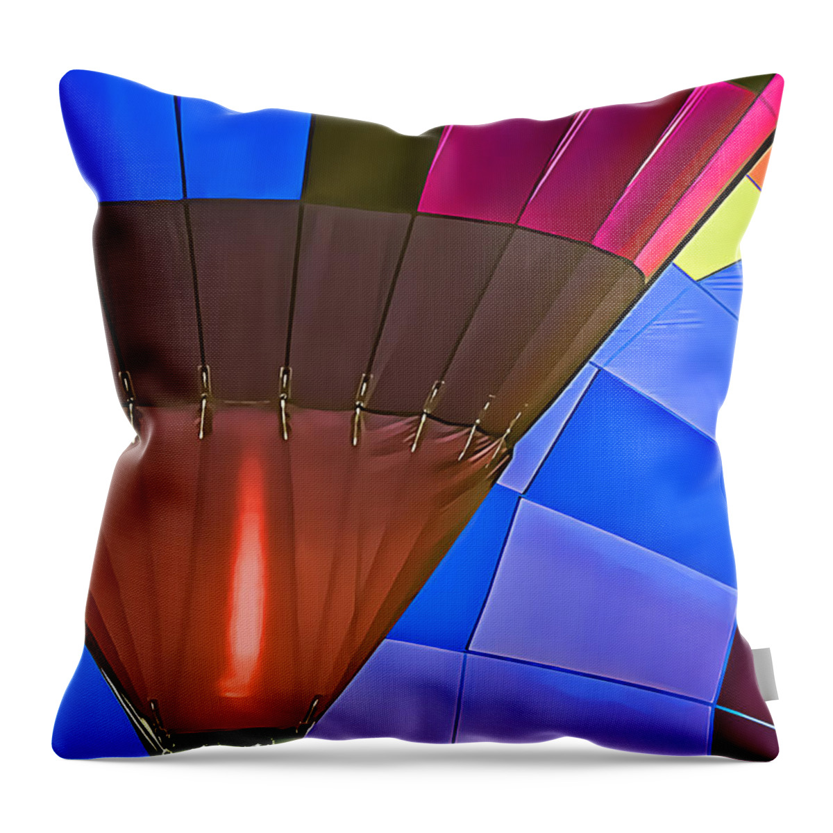 Sports Throw Pillow featuring the photograph Flame by Maria Coulson